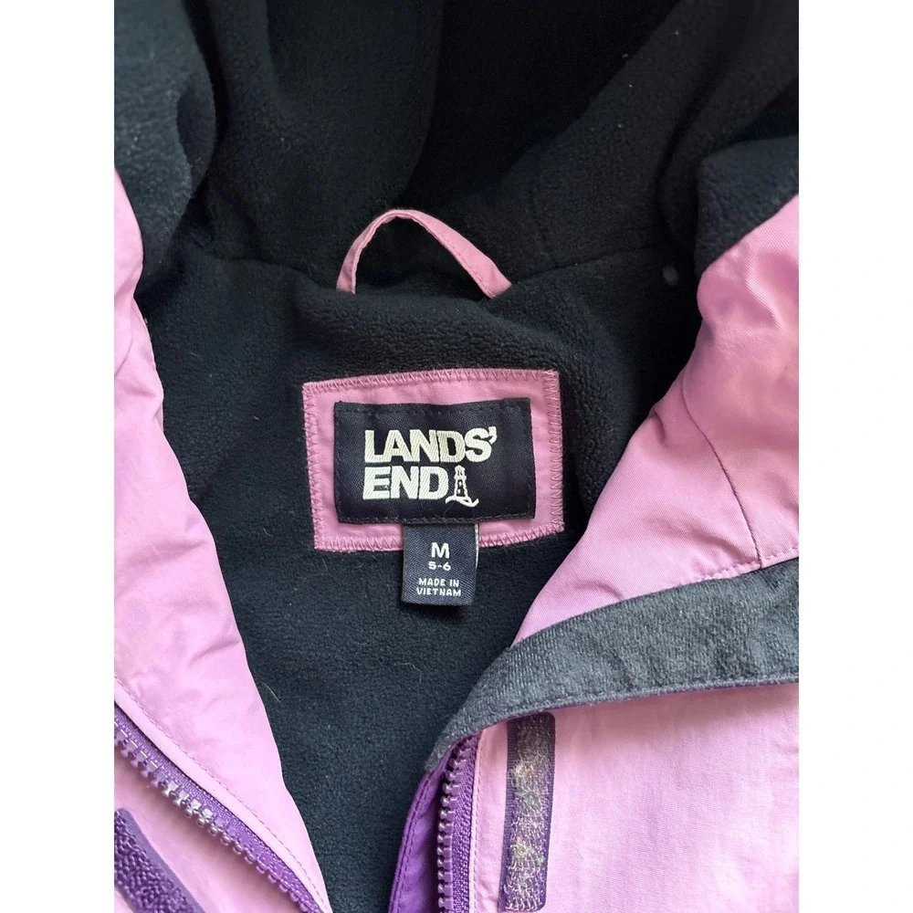 Lands End Kids Girls Waterproof Windproof Insulated Parka Jacket‎ Sz. M8-10